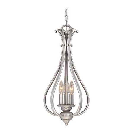 VAXCEL INTERNATIONAL Monrovia 3 Light Pendant In PD35459BN